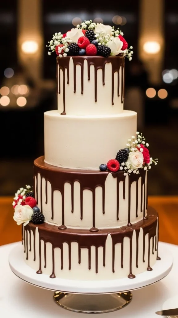 12. Chocolate Drip Cake