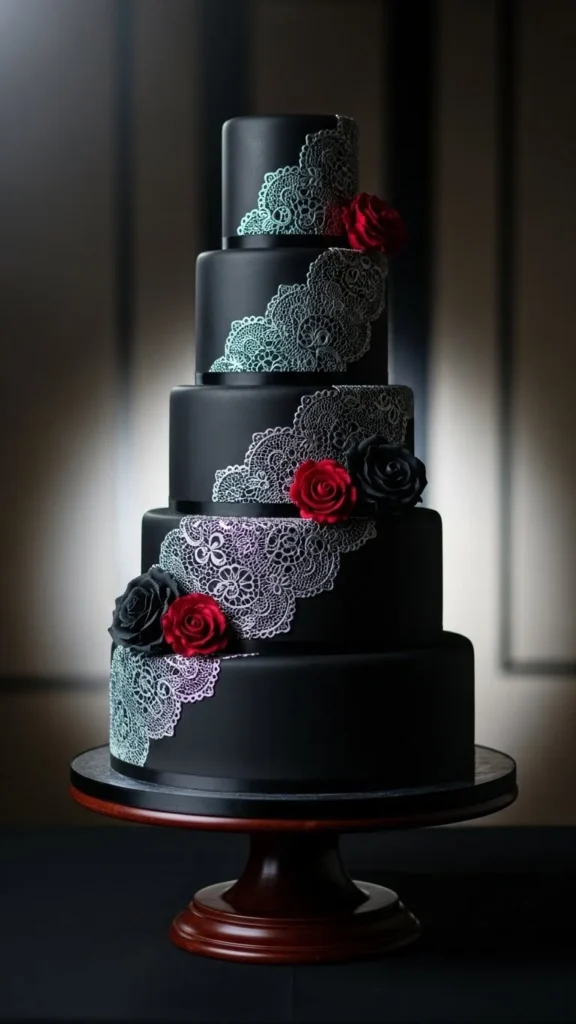 14. Monochrome Black Cake