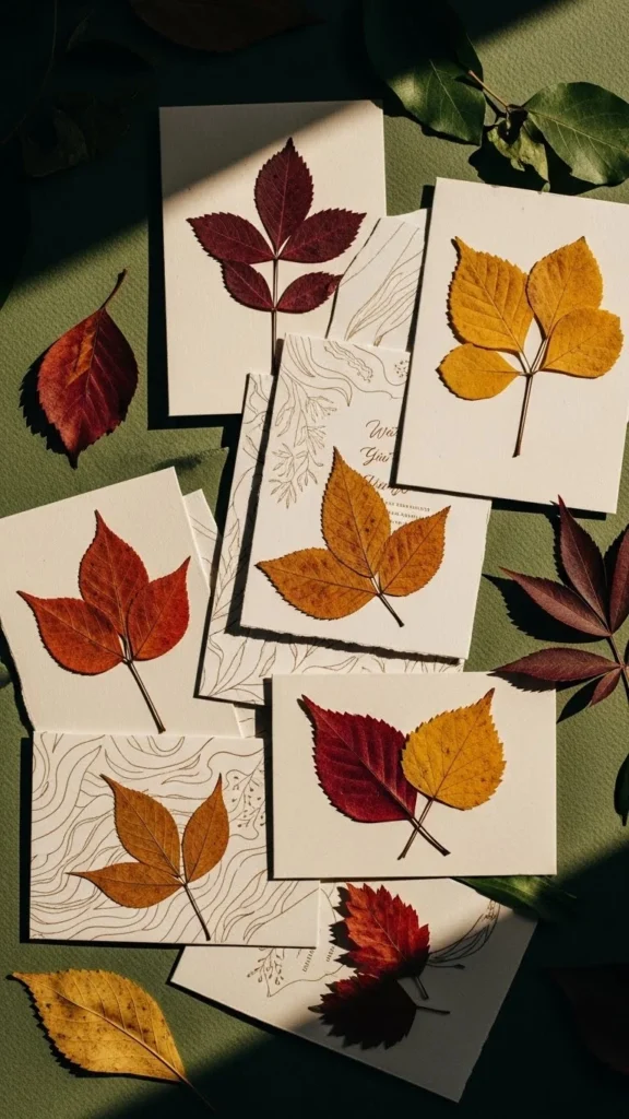 17. Pressed Leaf Accents