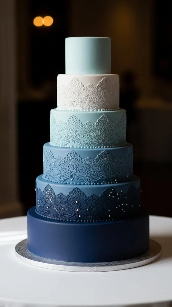 18. Gradient Ombre Cake