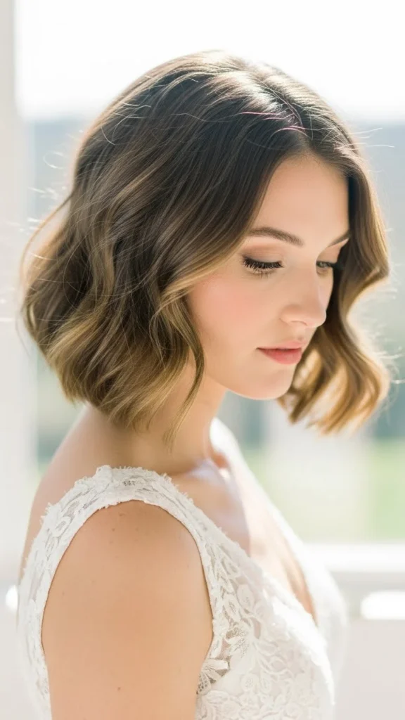 20. Tousled Bob Waves