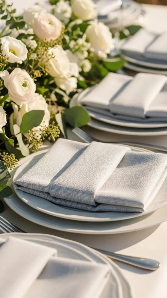 21. Textured Linen Napkins