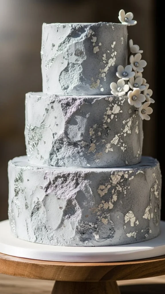 21. Textured Stone Cake
