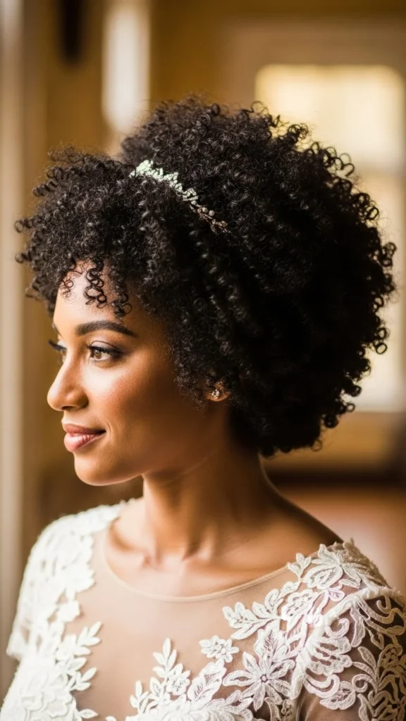 22. Curly Afro Crown