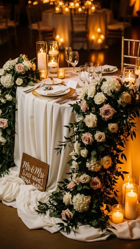 22. Sweetheart Table Florals