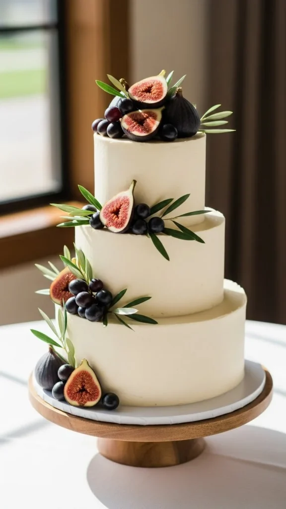 23. Fruit-Topped Garden Cake