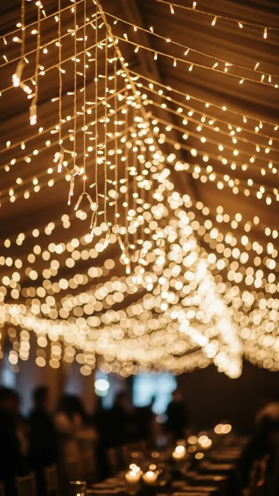 3. Hanging Fairy Lights