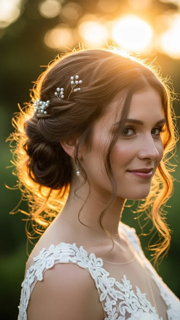 4. Half-Up Twisted Crown