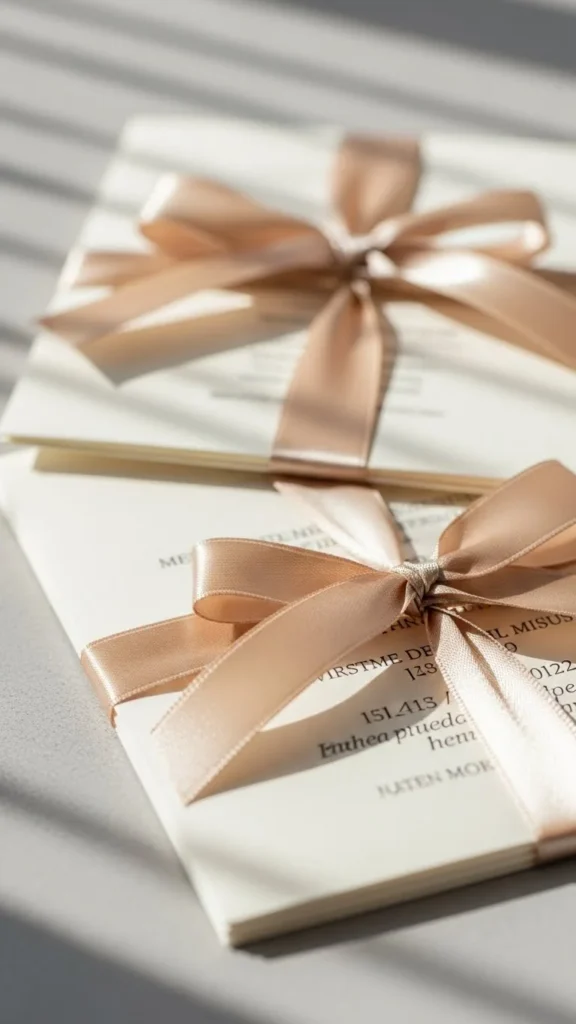 6. Ribbon-Wrapped Suites