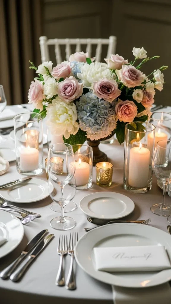 7. Lush Floral Centerpieces