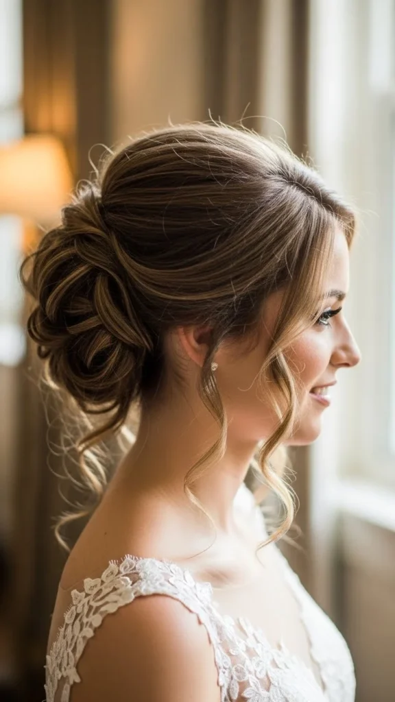 7. Messy Textured Bun