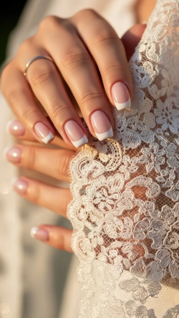 1. Classic French Tips