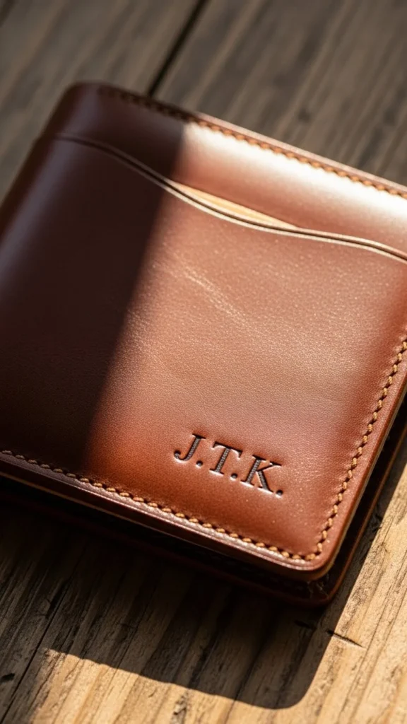 1. Personalized Leather Wallets