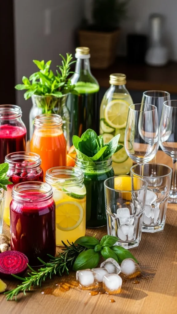 10. Build-Your-Own Mocktail Station