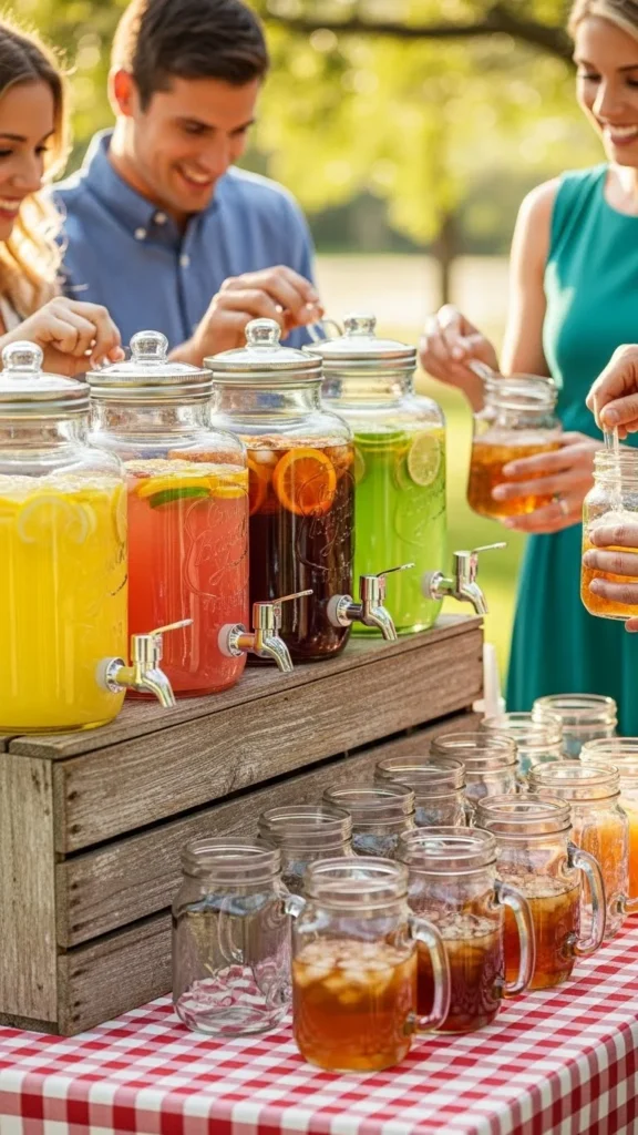 10. DIY Lemonade & Iced Tea Stand