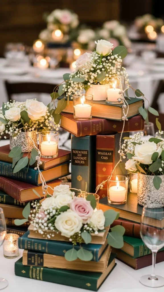 10. Old Books as Decor