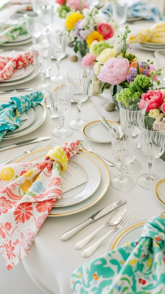 10. Patterned Napkins