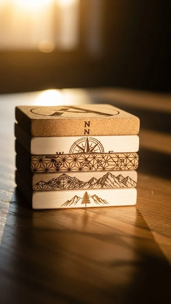 10. Personalized Coasters