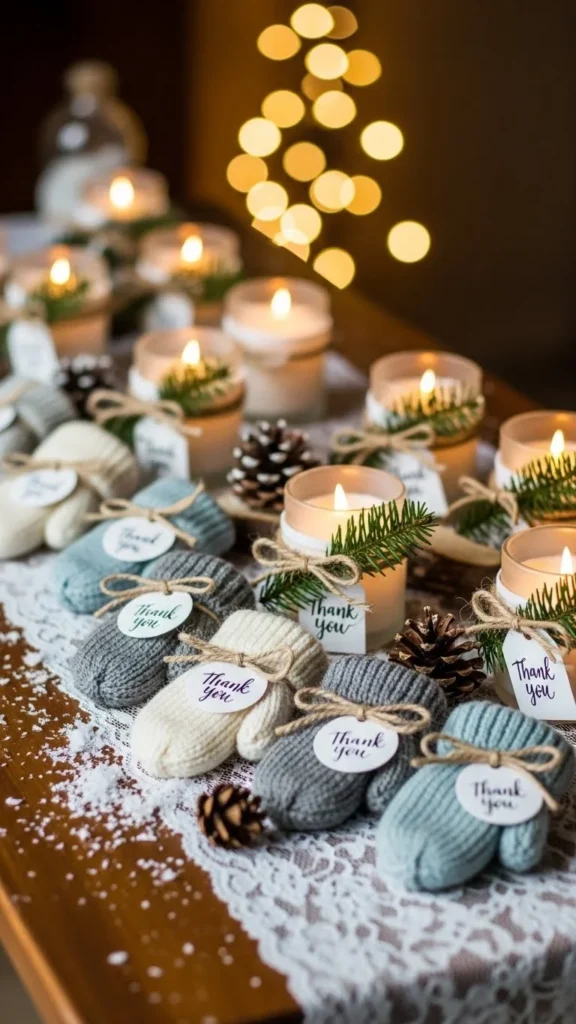 10. Winter Wedding Favors