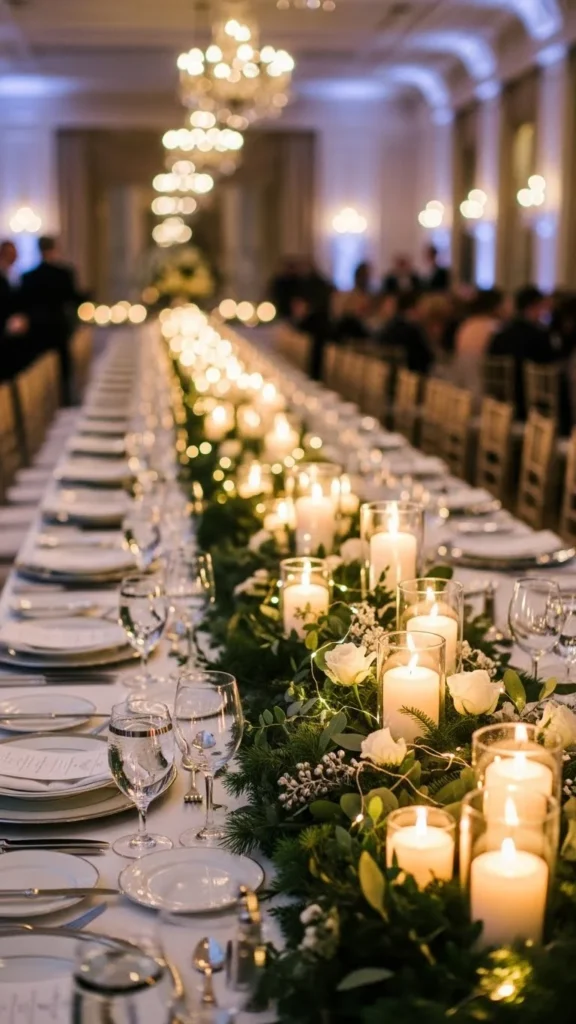 11. Candlelit Reception Tables