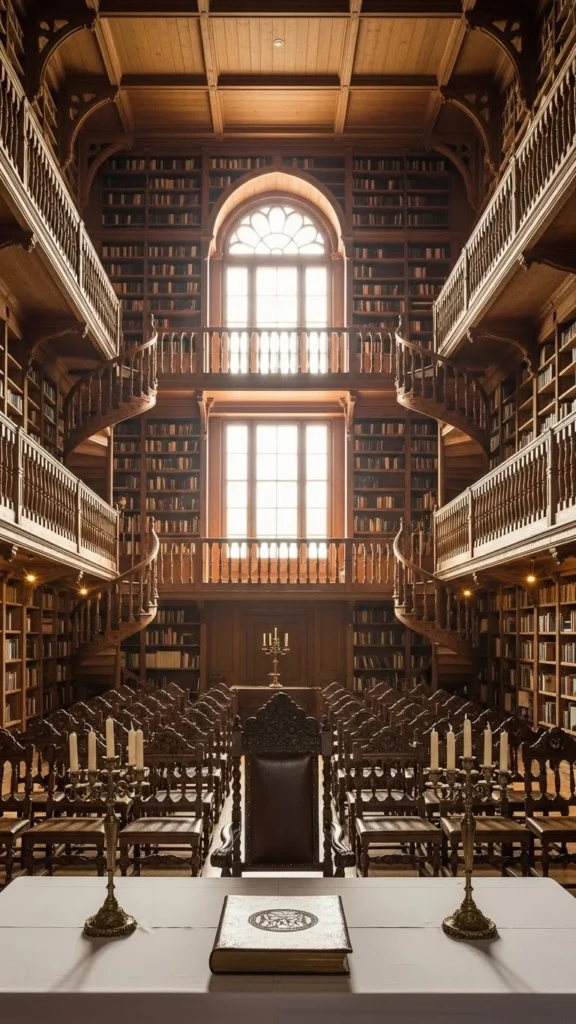 11. Historic Library Elegance