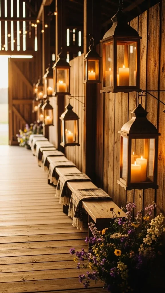 11. Lantern Aisle Lighting