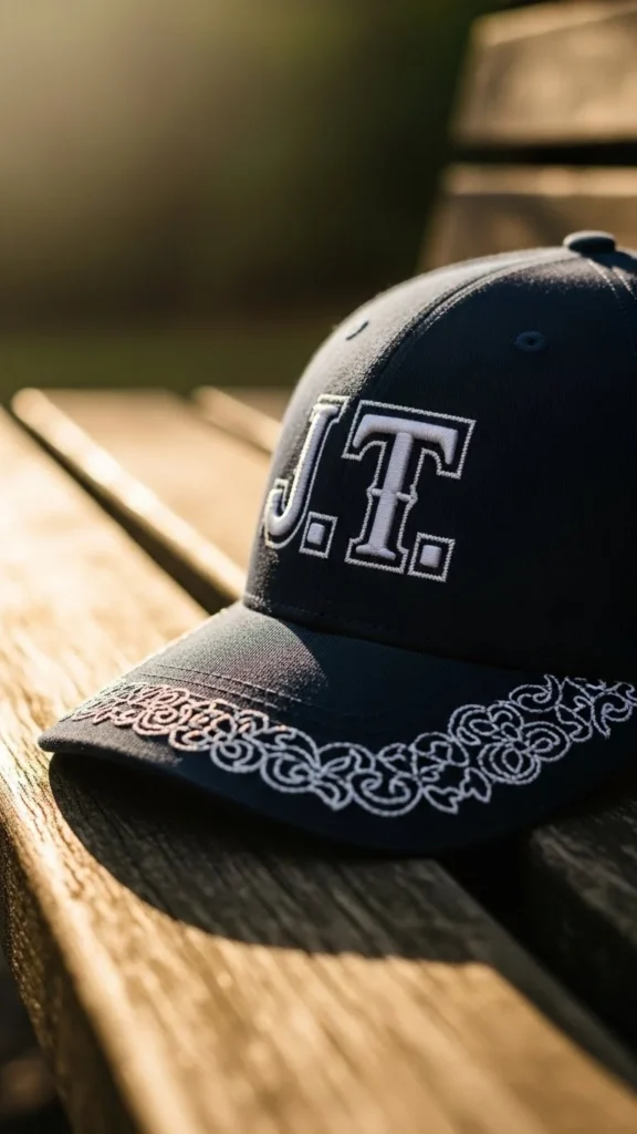 11. Monogrammed Hats
