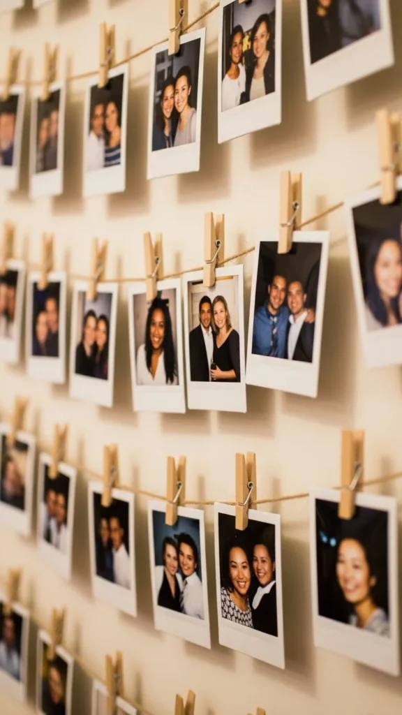 11. Polaroid Guest Wall