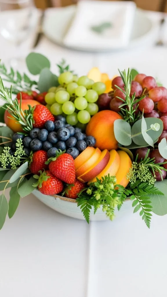 11. Seasonal Fruit Centerpieces