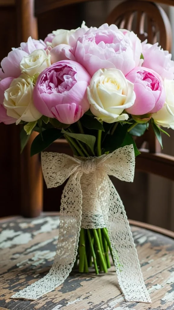 11. Sweet Peony and Rose Combo