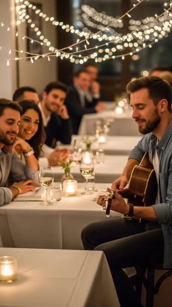 12. Acoustic Mini-Set During Dinner