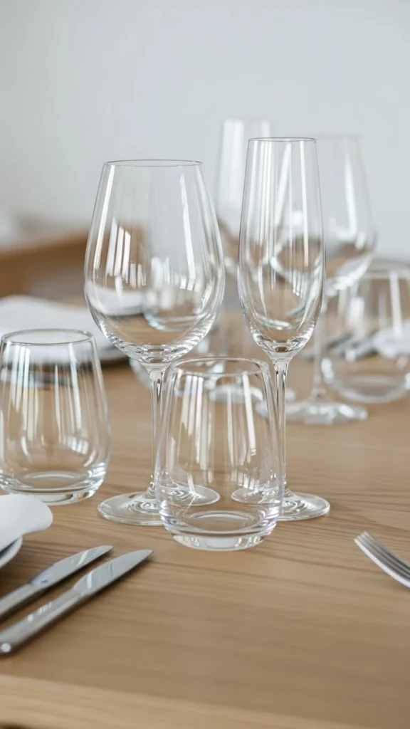 12. Clear Glassware