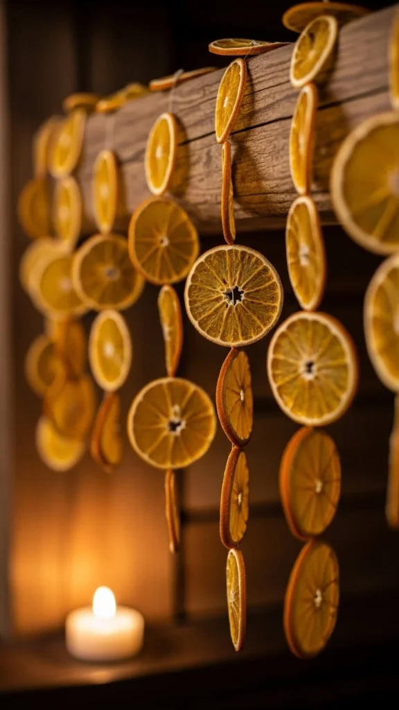 12. Dried Orange Garlands
