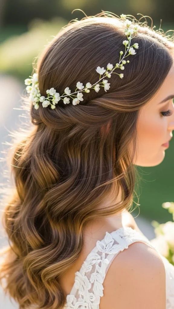 12. Floral Hair Vine