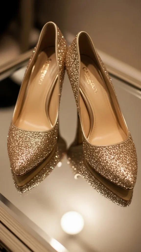 12. Glitter Pumps