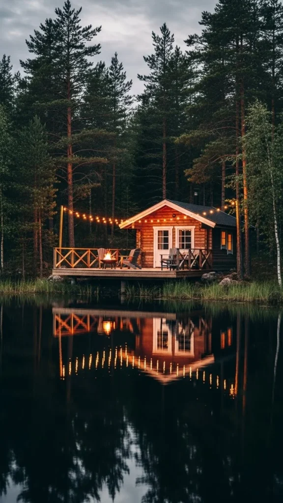 12. Lakeside Cabin Escape