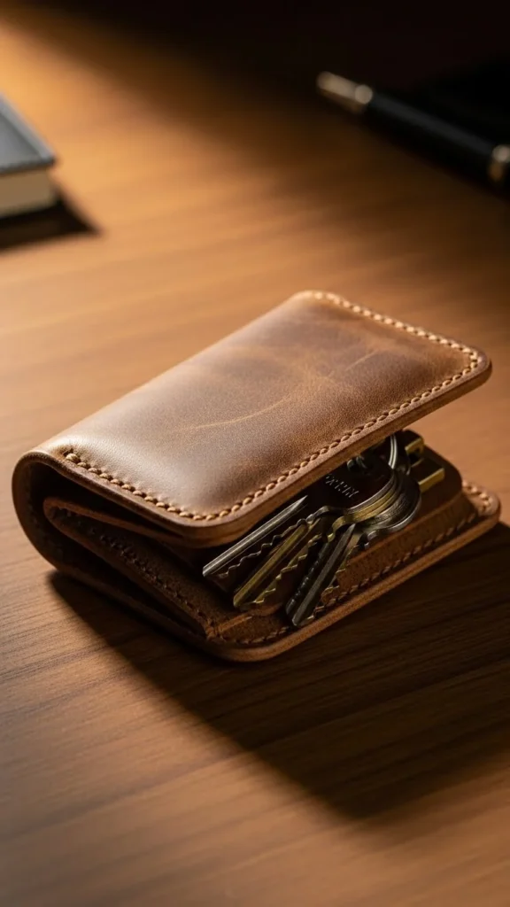 13. Leather Key Organizers