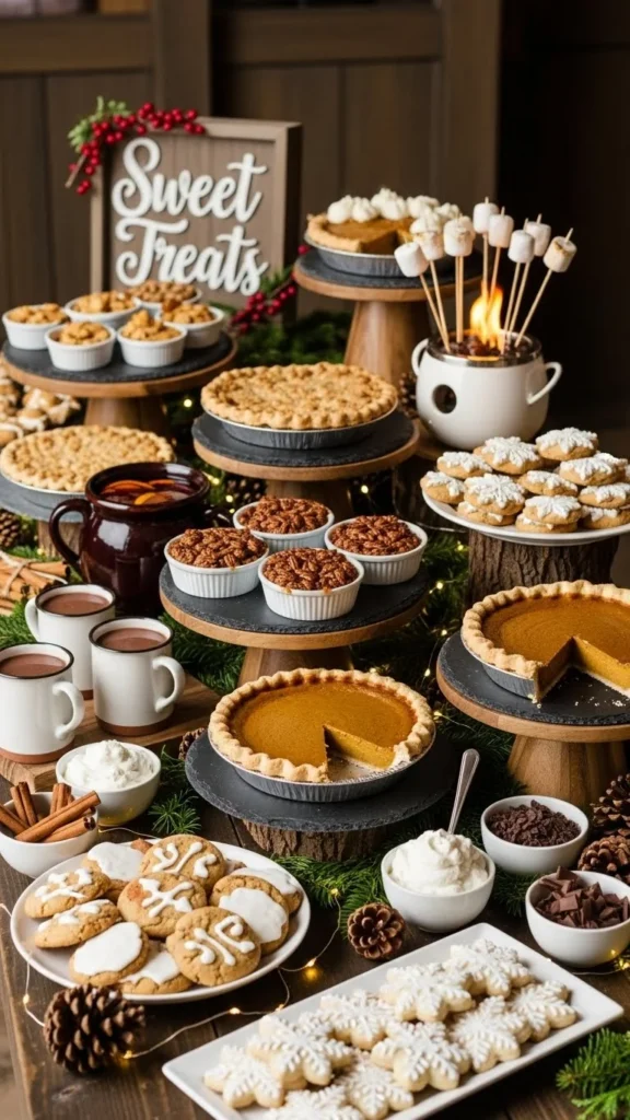 13. Warm Dessert Bar