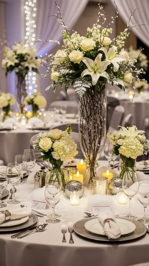 14. Faux Snow Accents