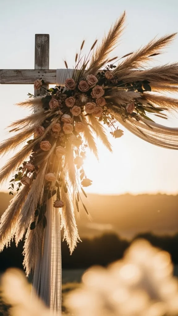 15. Dried Flower Arch