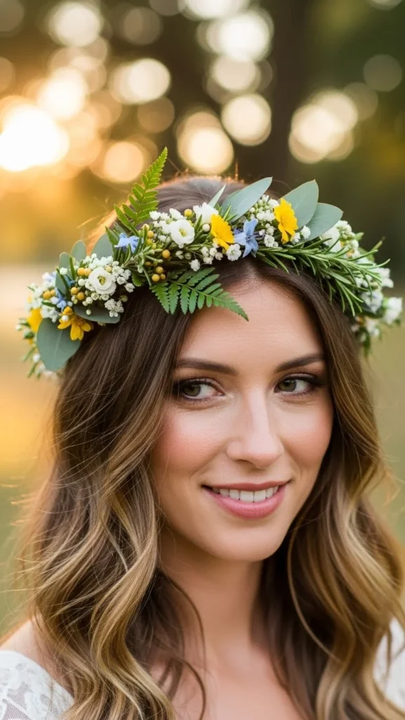 15. Wildflower Hairpieces