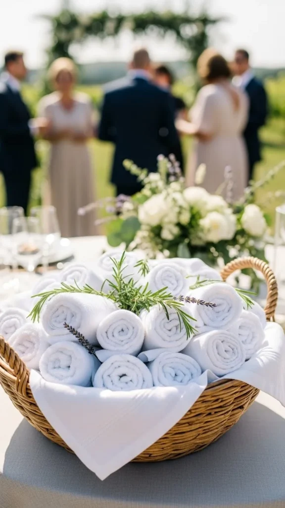 16. Cold Towel Station