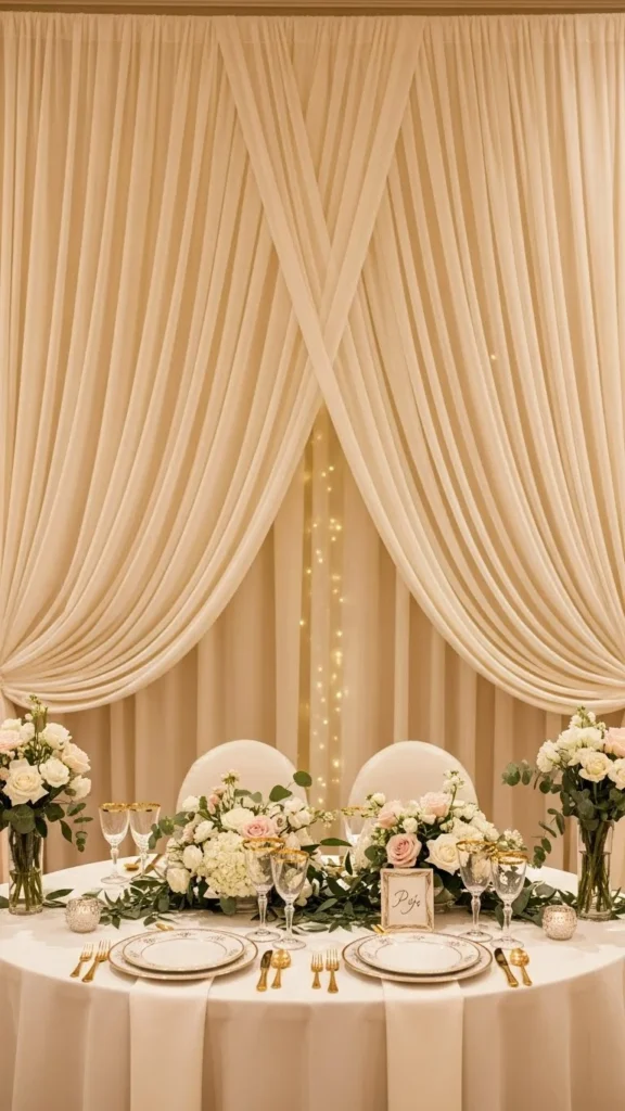 16. Soft Fabric Backdrops