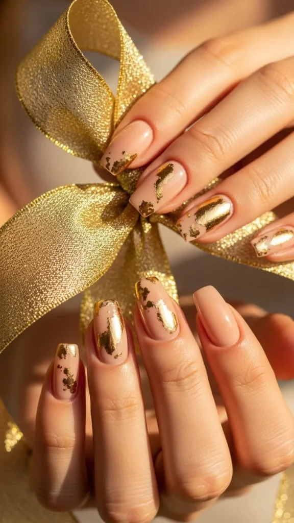 17. Champagne and Gold Accents