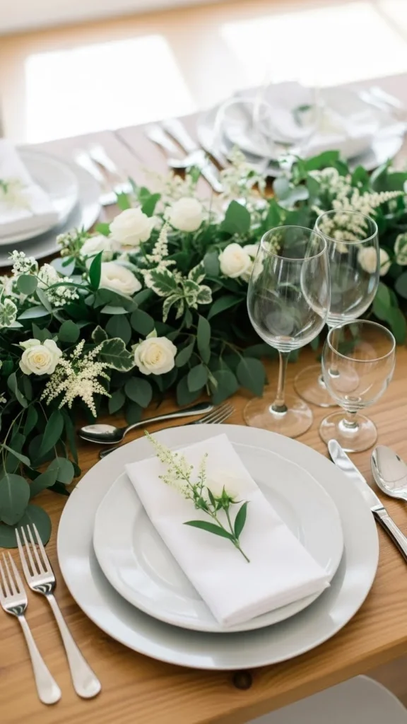 17. Minimalist Table Settings