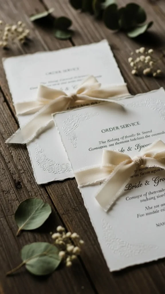 17. Vintage Ceremony Programs