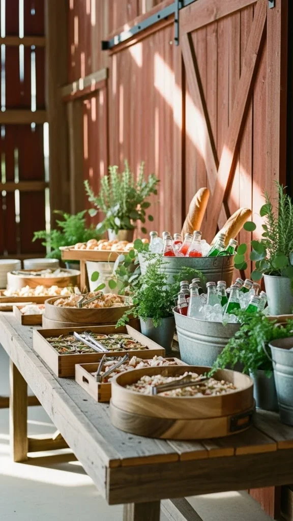 18. Farmhouse-Style Buffet