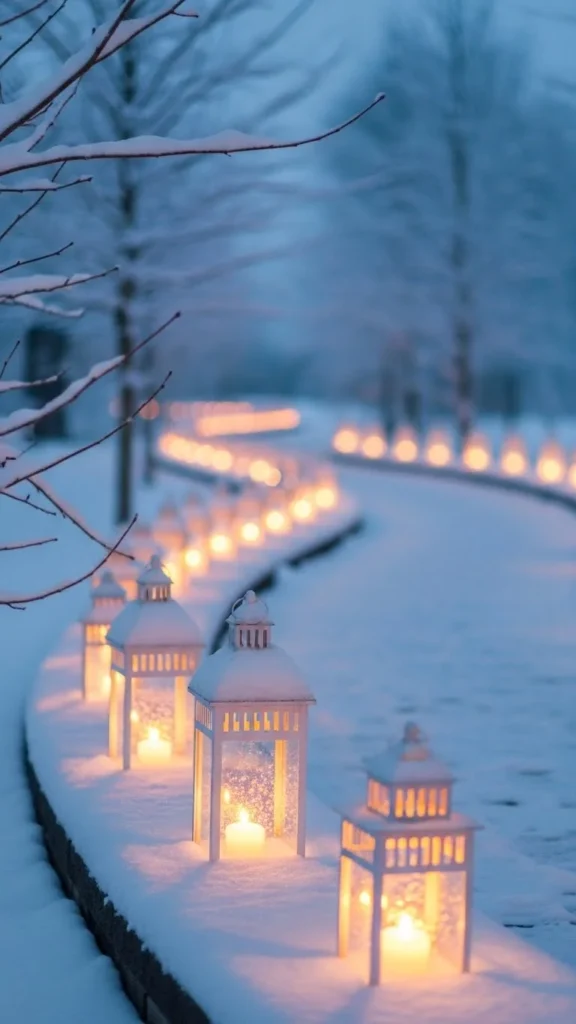 18. Lantern-Lined Walkways