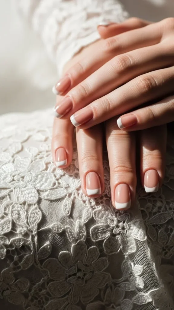 19. Classic Nude with White Tips