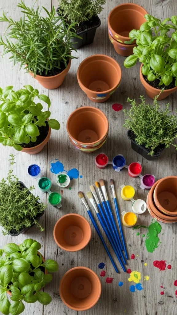 19. Herb-Pot Decorating